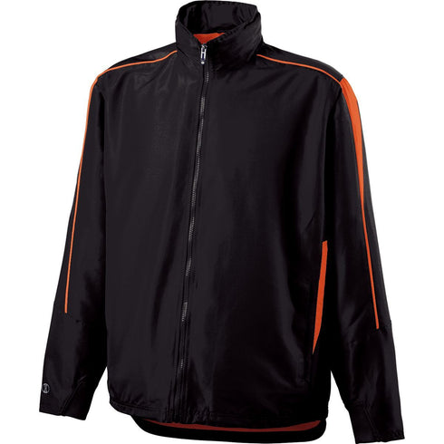 Holloway Youth Aggression Jacket (229262-C), Color 'Black/Orange'